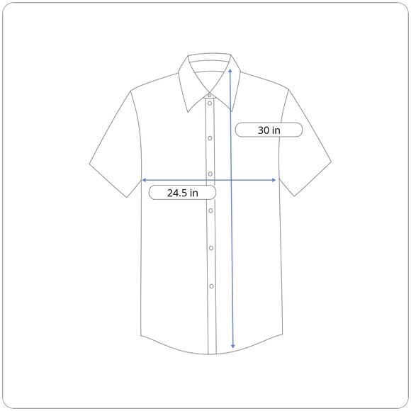 Vintage JC Penney Shirt Adult LARGE Blue 80s Rose Pattern Floral Button Down - Picture 5 of 6